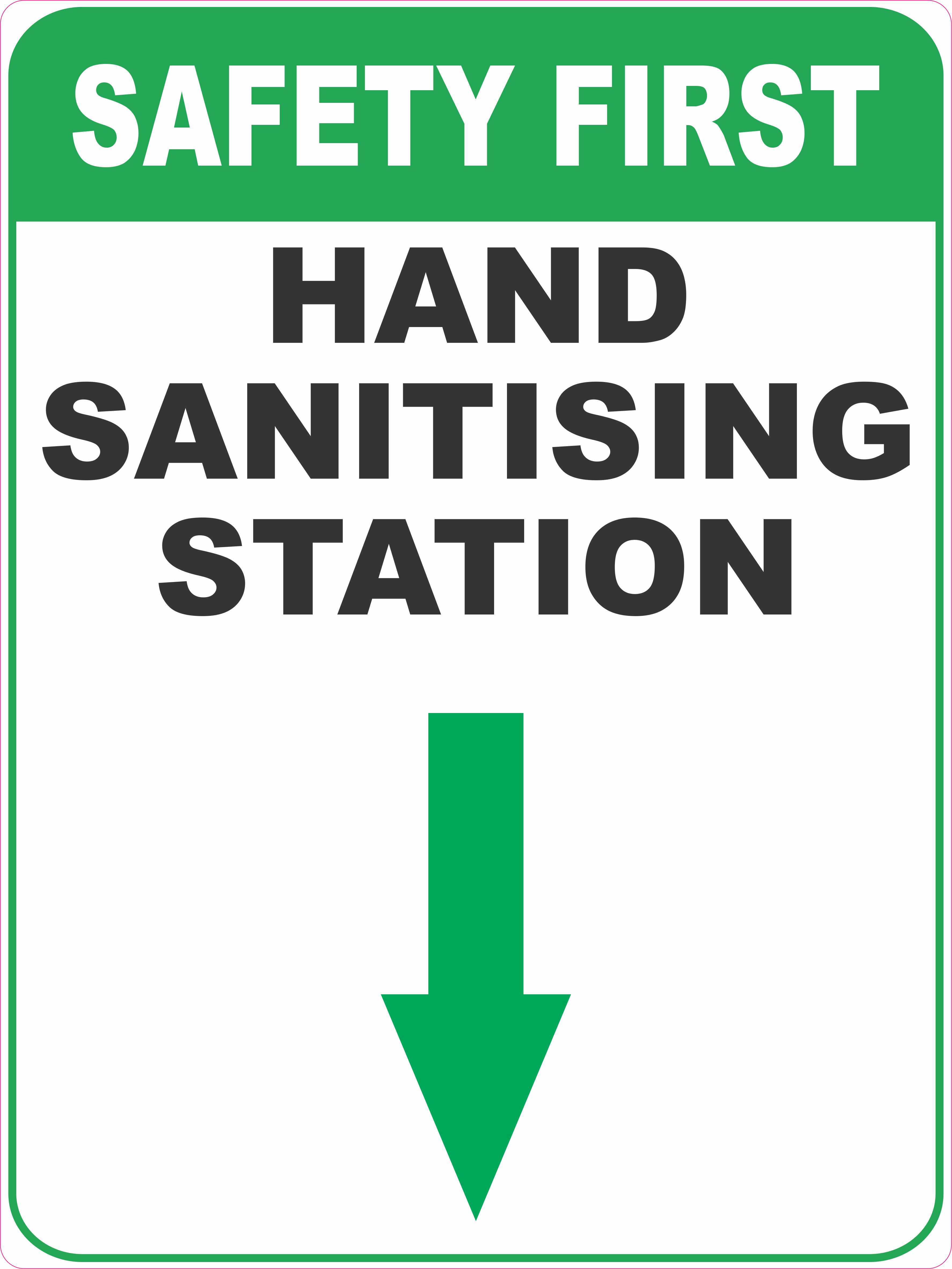 covid-19 washroom sign