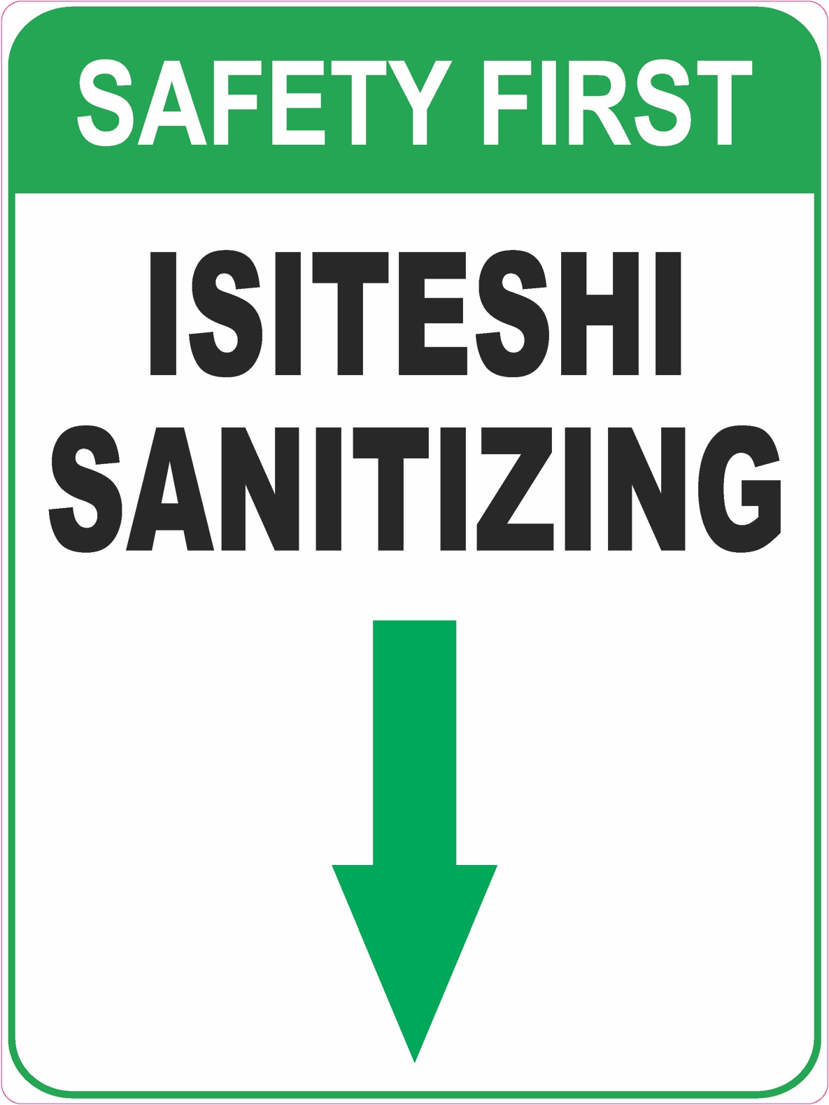 covid-19 washroom sign