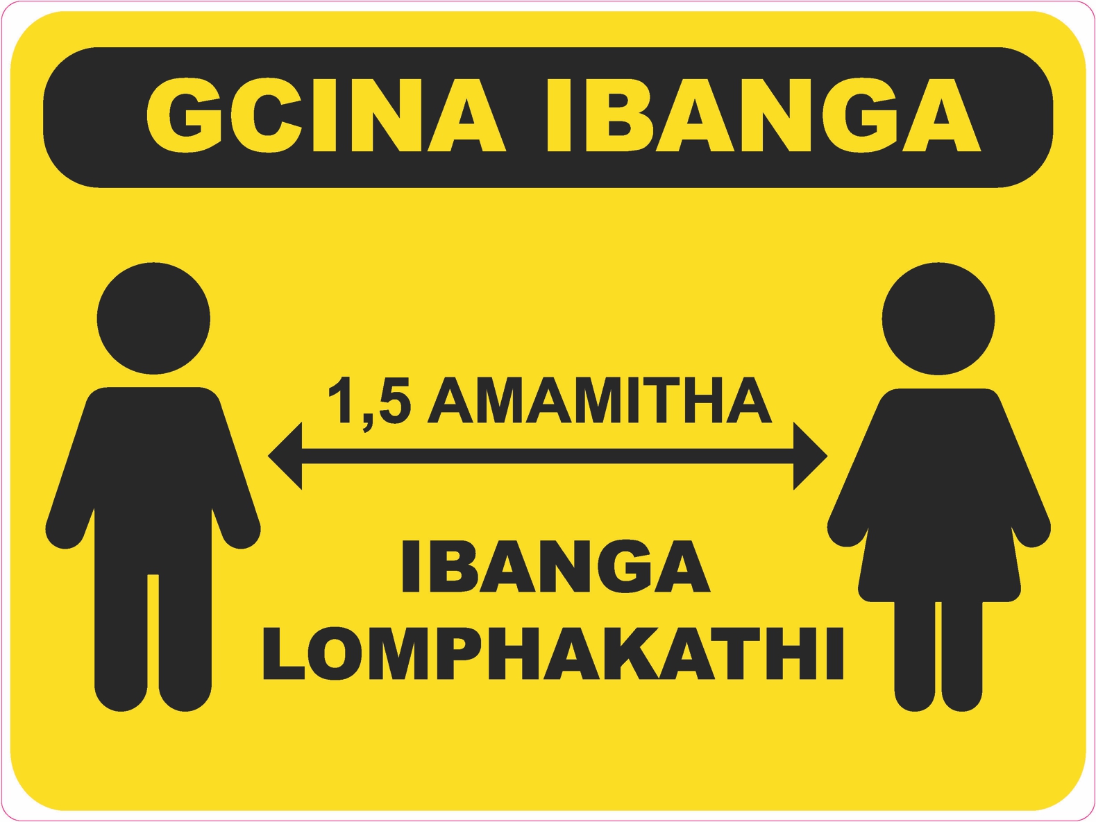 covid-19 washroom sign